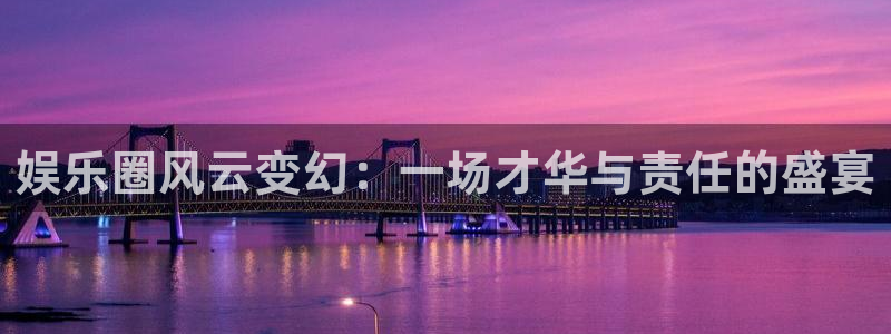 天富平台游戏官网版：娱乐圈风云变幻：一场才华与责任的盛宴